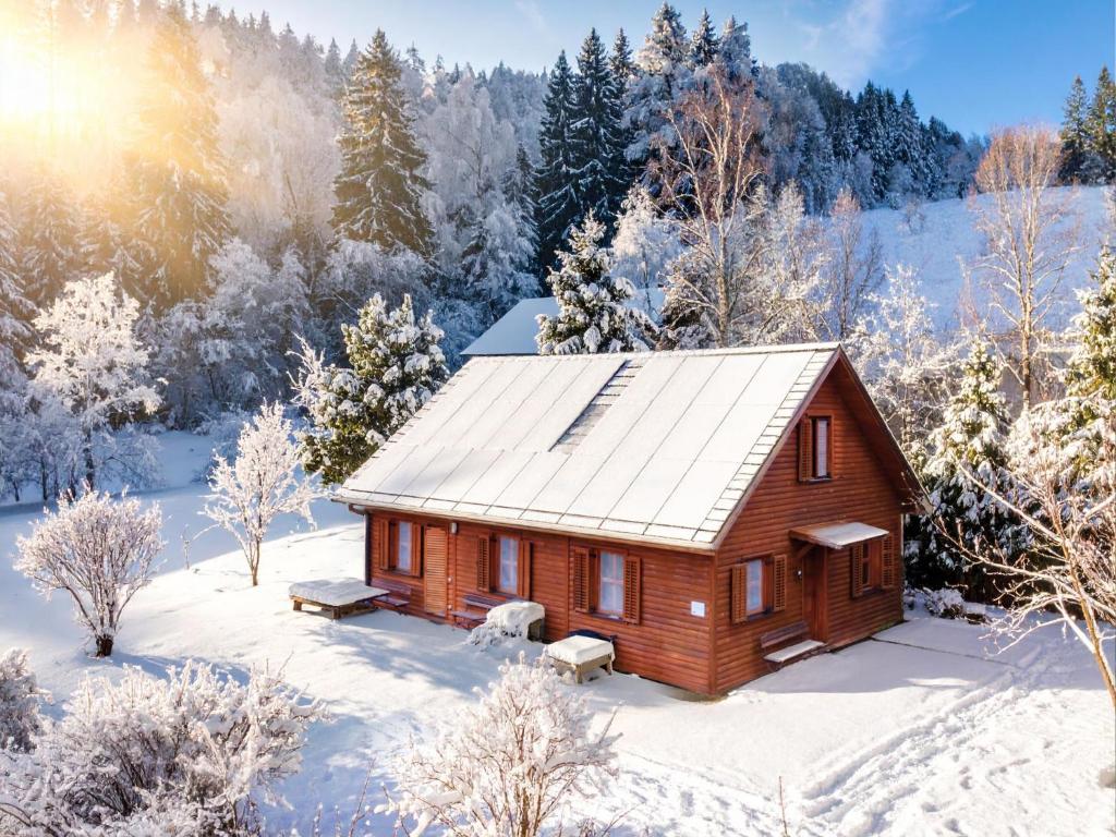 Sternenchalet v zimě