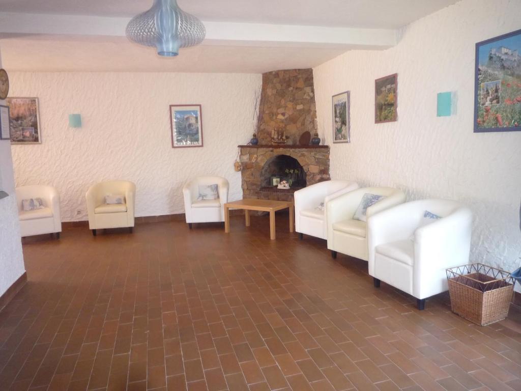 Posezení v ubytování Hotel Cinque Arcate