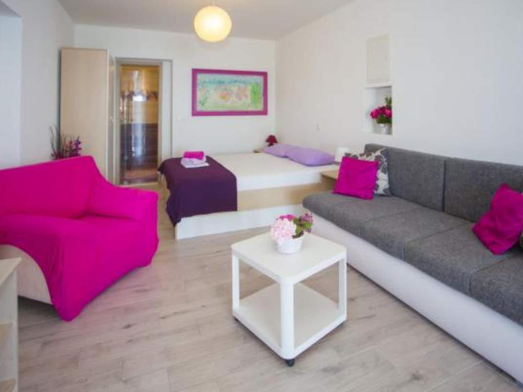 Sea View Apartments Lendic Podgora - Superior Studio Apartment with Terrace and Sea View