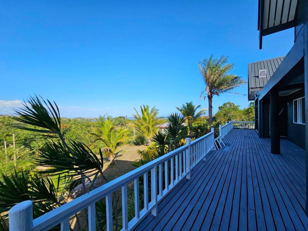 Balkón nebo terasa v ubytování Yadua Bay Holiday Homes