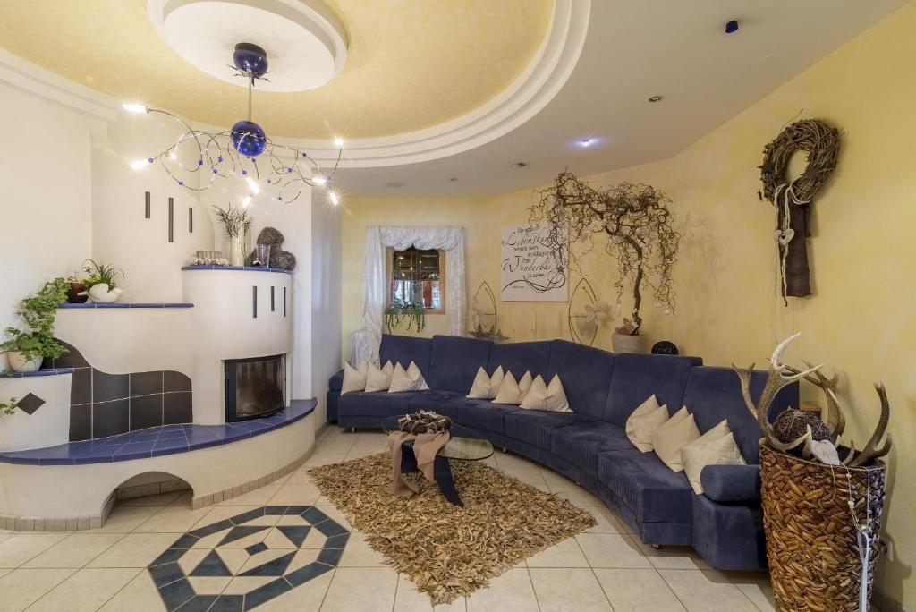 Posezení v ubytování Hotel Garni Chasa Nova
