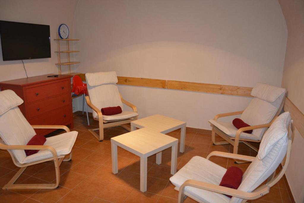 Posezení v ubytování Apartments 163/I