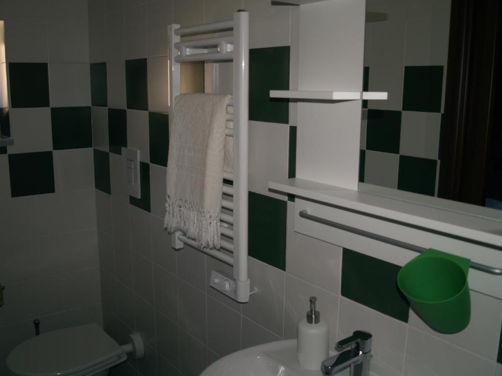 Koupelna v ubytování B&B Mamma Elena