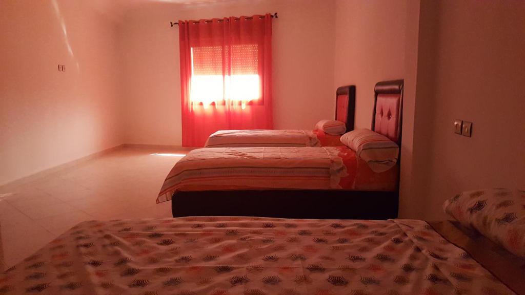Postel nebo postele na pokoji v ubytování Oued Laou Apartment