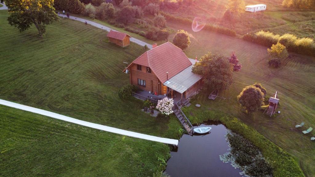 Naturlandskabet i nærheden af pensionatet