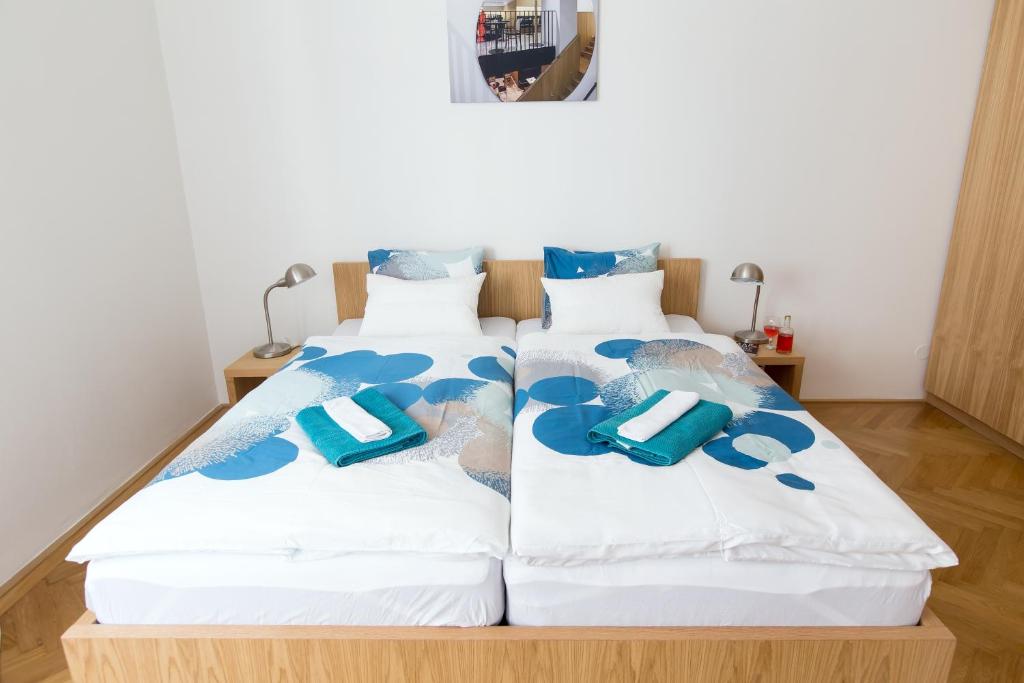 Una cama o camas en una habitación de Bed and breakfast Placzek
