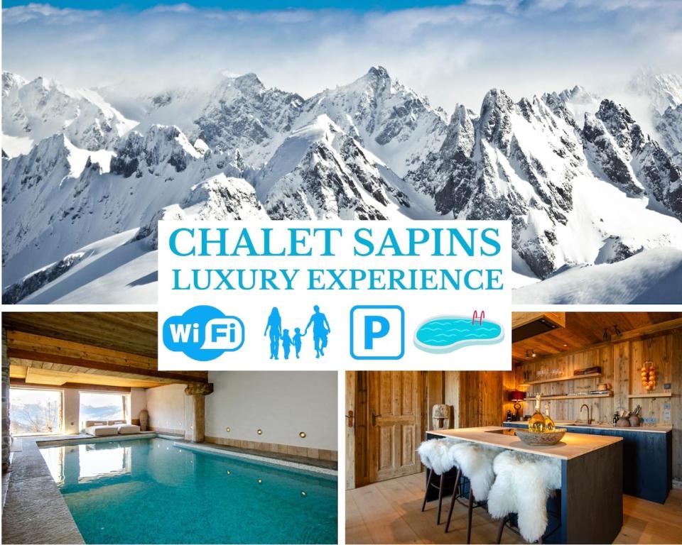 O vedere generală la munți sau o vedere la munte luată de la acest chalet