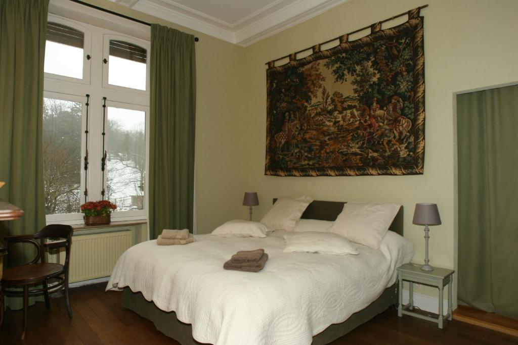 Postel nebo postele na pokoji v ubytování New-Castle