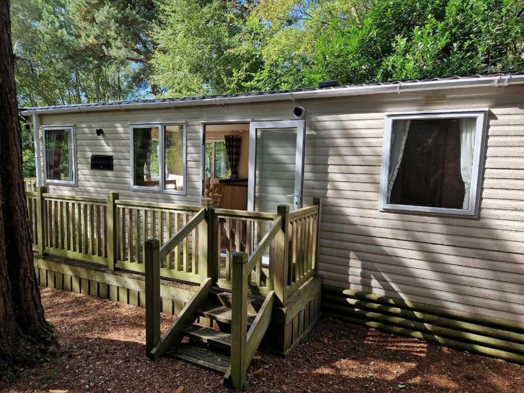 Bygningen som feriehuset ligger i