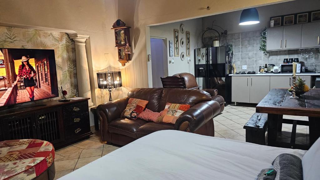 Køkken eller tekøkken på Rose Cottage 1