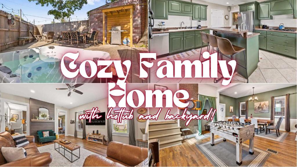Φωτογραφία από το άλμπουμ του 3BR Cozy Family Home with HotTub & Spacious Backyard σε Louisville