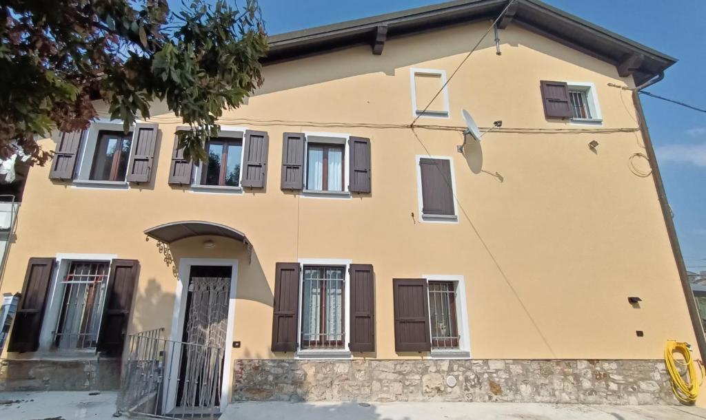 Bygningen som feriehuset ligger i