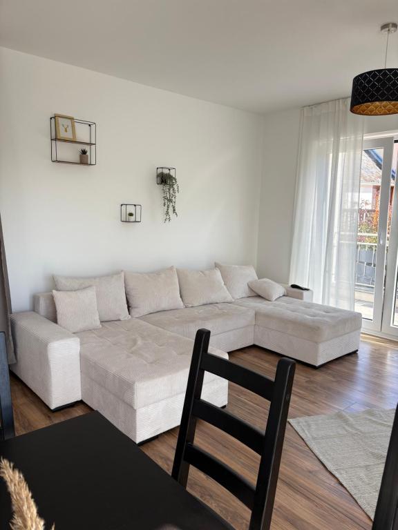 Ruang duduk di Schöne Wohnung in ruhiger Lage