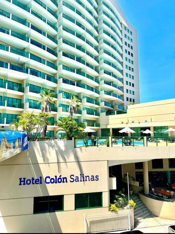 a hotel coalition salinas building with a hotel at Barceló Colon Miramar Salinas suite in Salinas