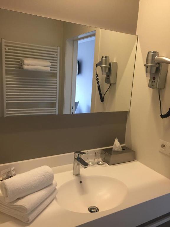 Koupelna v ubytování B&B 't Withuis