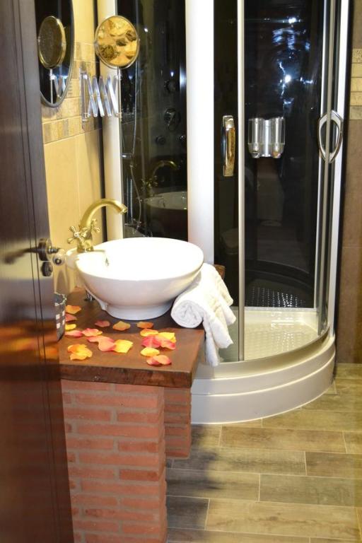A bathroom at Hotel Rural Pescadores
