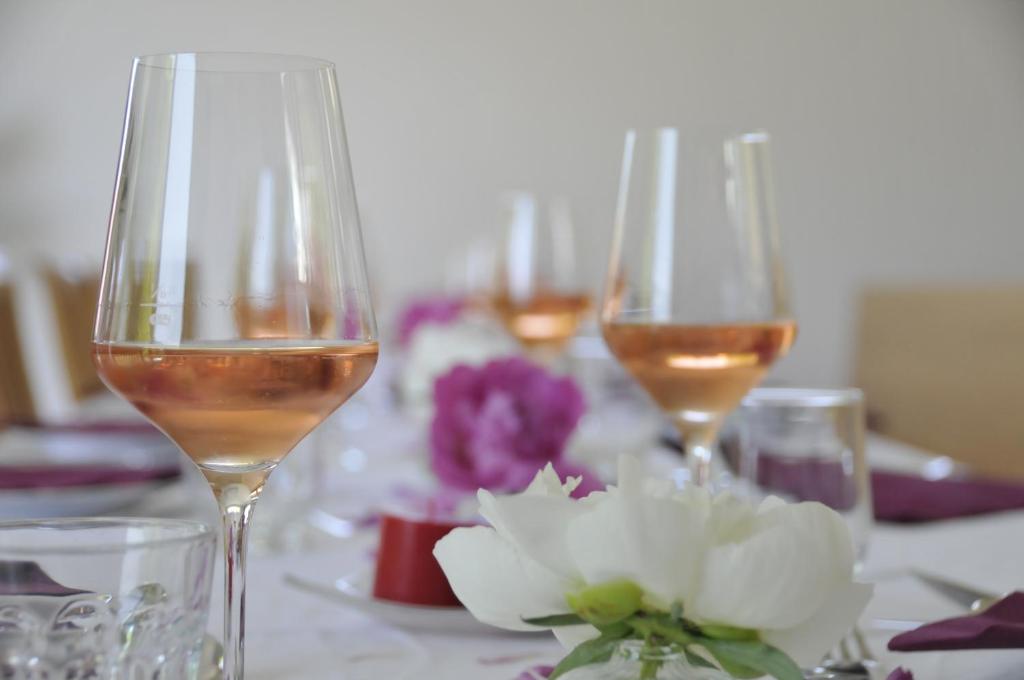 Nápoje v ubytování Wein + Bett Wiedeck