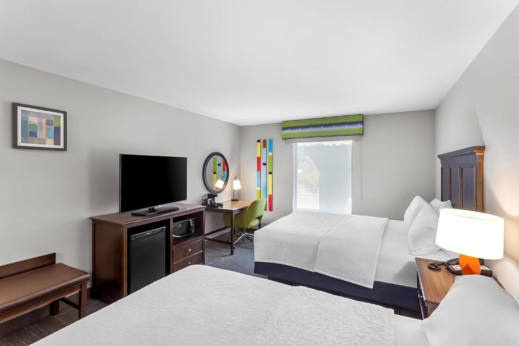 Hampton Inn University Area, Huntington, Wv - Kamer Met 2 Queensize Bedden – Niet-roken