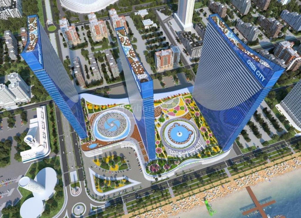 Bazén v ubytování New Orbi City Towers nebo v jeho okolí