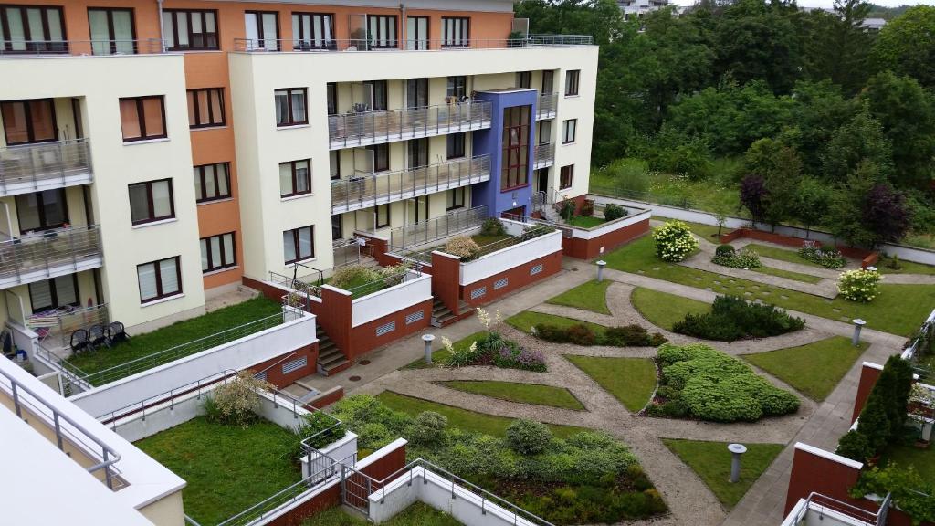 Vonkajšia záhrada v ubytovaní Apartament Karolina - Zielone Tarasy