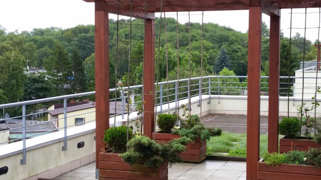 Balkón alebo terasa v ubytovaní Apartament Karolina - Zielone Tarasy