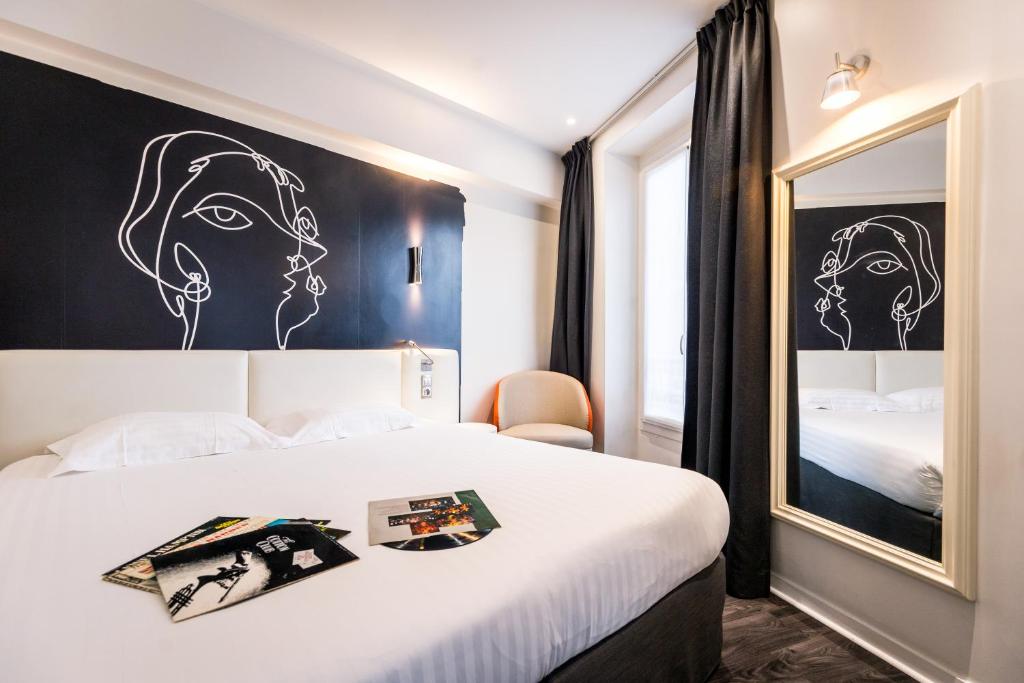 Hôtel Montparnasse Saint Germain - Resim 25