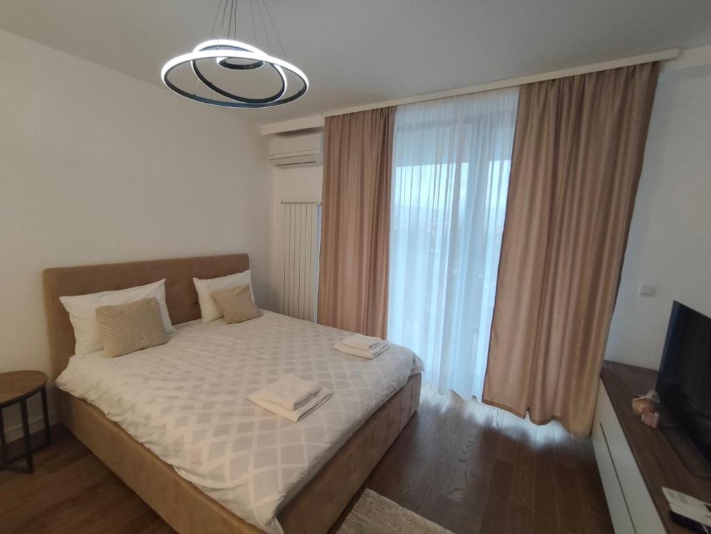 Una cama o camas en una habitación de Komitet planet