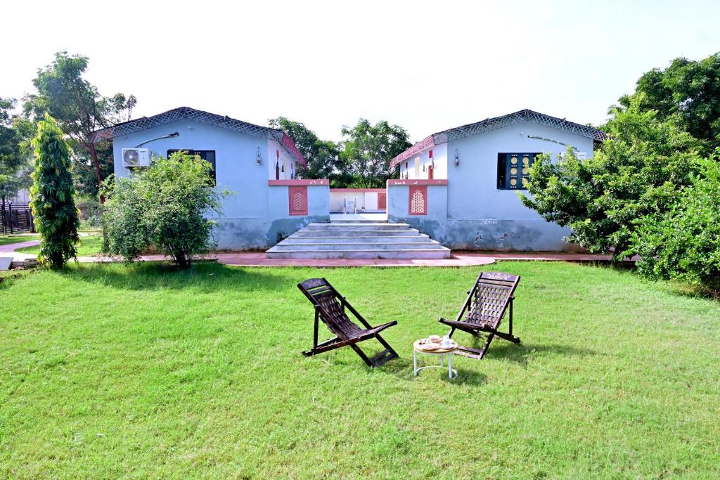 Taman di luar Jaipur Eco Village