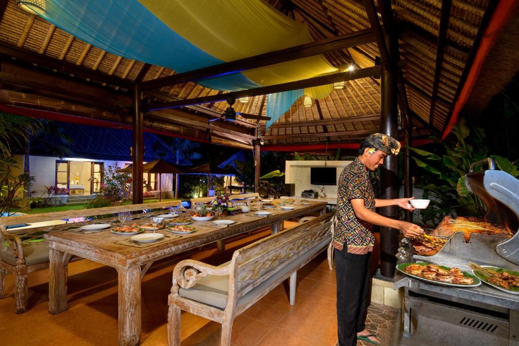 Eten bij of ergens in de buurt van het vakantiepark

