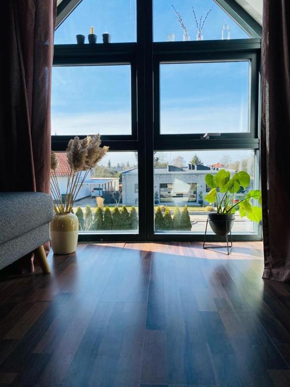 Balkón nebo terasa v ubytování 2 værelses unik lejlighed nær strand og med parkering