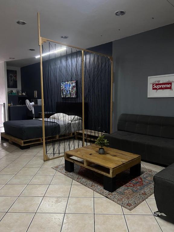 Χώρος καθιστικού στο Departamento en el corazón de Zamora, a 2 cuadras del Santuario Guadalupano