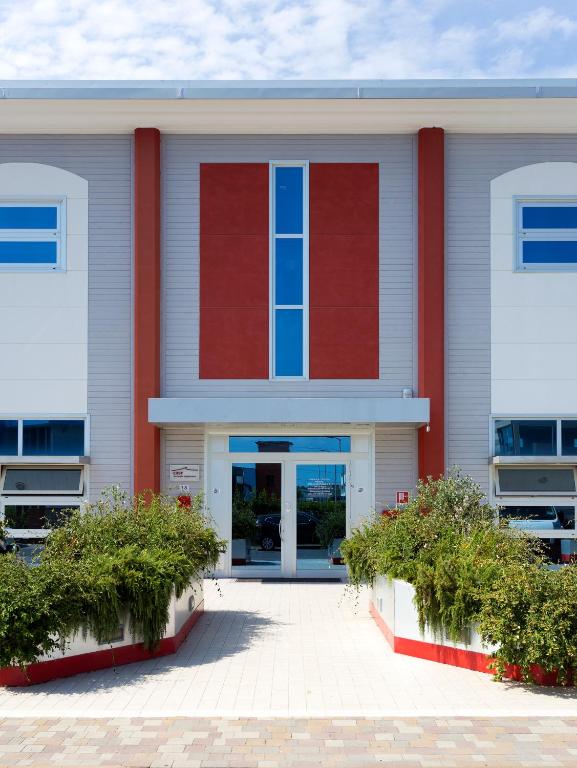 Budova, kde se aparthotel nachází