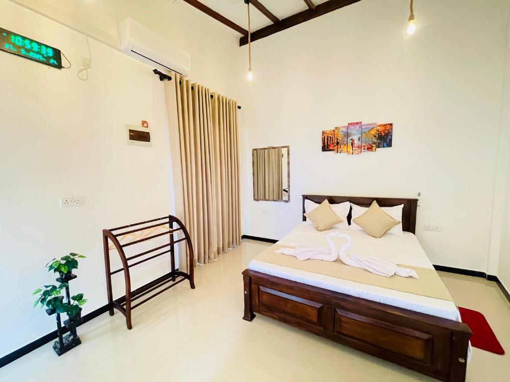 Ένα ή περισσότερα κρεβάτια σε δωμάτιο στο Villa Three Double One