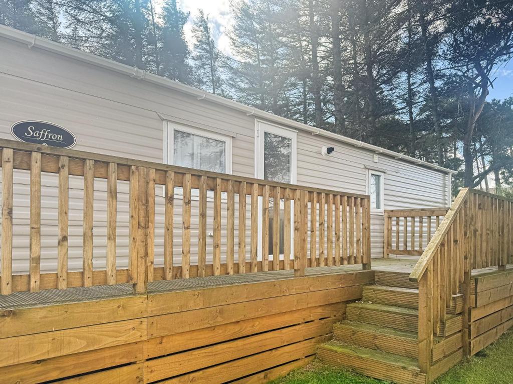 Bygningen som feriehuset ligger i