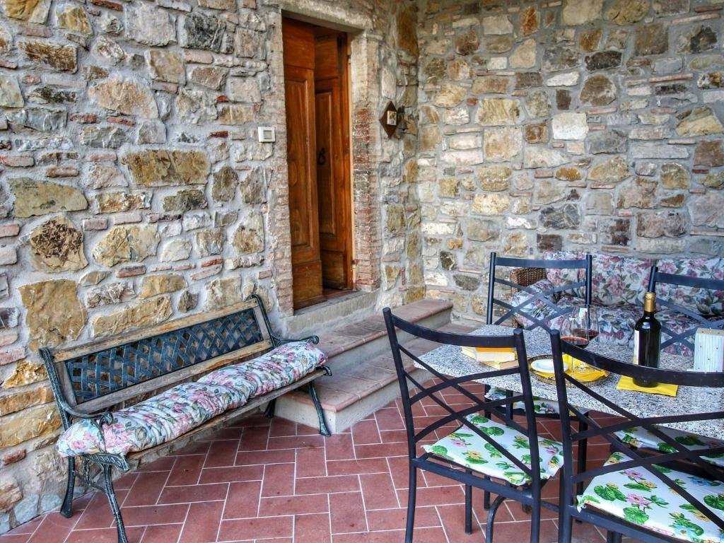 Posezení v ubytování Farmhouse in Tuscany near Albola Castle