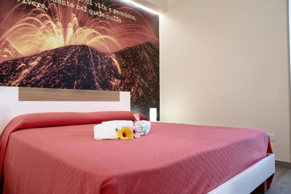 Postel nebo postele na pokoji v ubytování La Giara Guest House