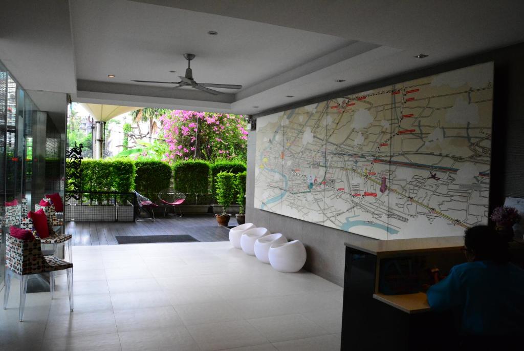 Posezení v ubytování Trinity Silom Hotel
