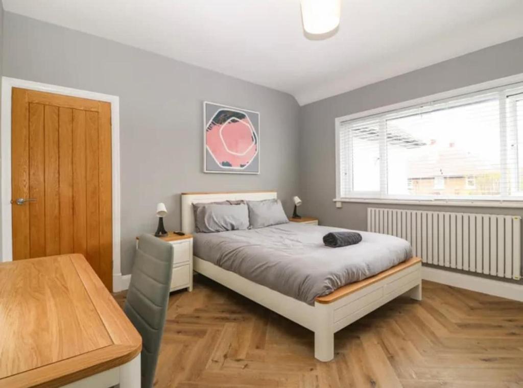 Postel nebo postele na pokoji v ubytování Park View Upper