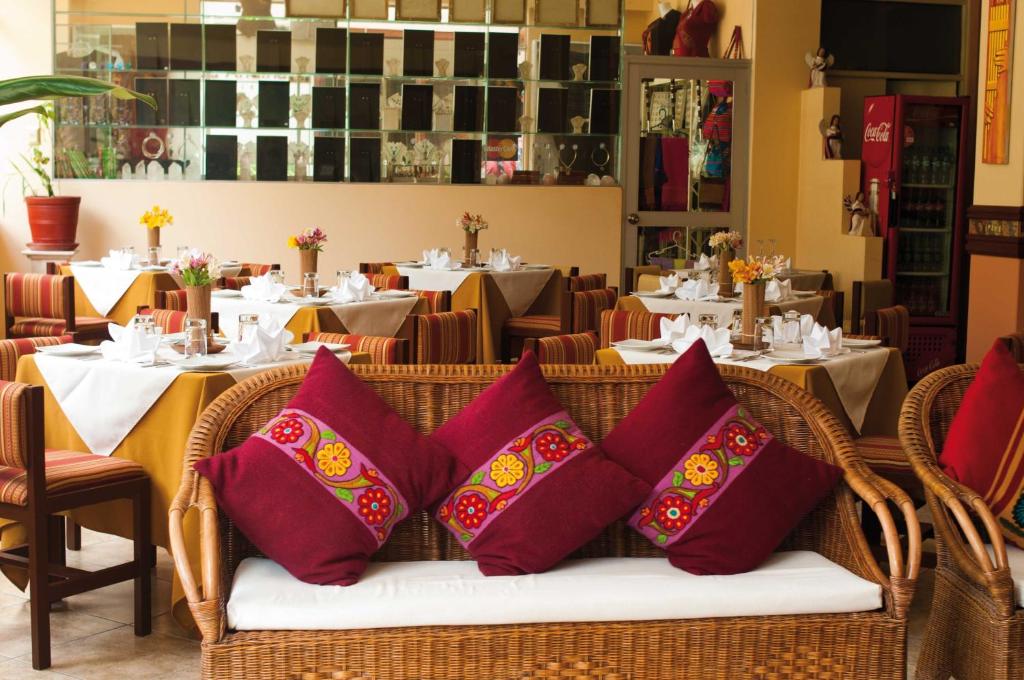 Posezení v ubytování Hotel Taypikala Machupicchu
