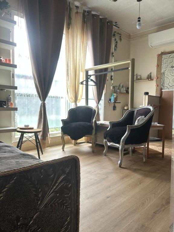 Η κουζίνα ή μικρή κουζίνα στο Évasion privée 66