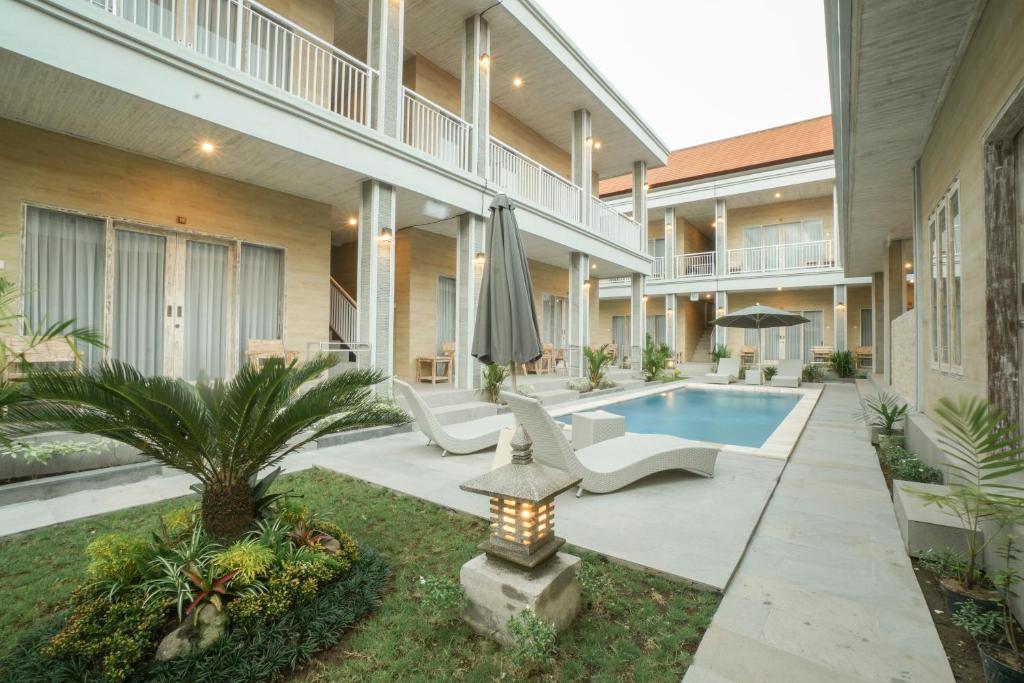 Swimmingpoolen hos eller tæt på Nari Homestay Canggu