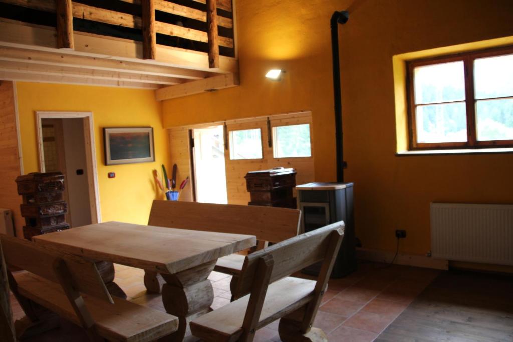 Kuchyň nebo kuchyňský kout v ubytování Ex Funivia Lussari