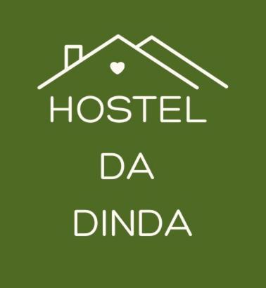 a sign that says hostel da dildo in front of a house at Hostel da Dinda in São Luís