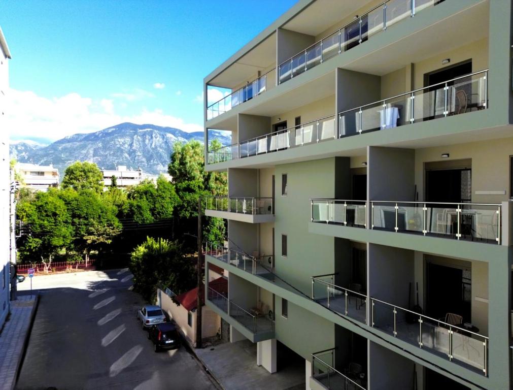 
One-Bedroom Apartment with Balcony and Mountain View  
