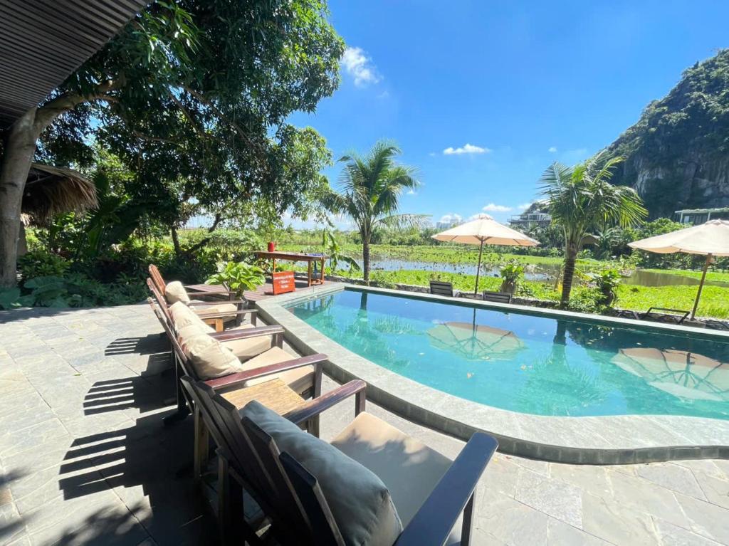 Πισίνα στο ή κοντά στο Tam Coc Golden Fields Resort