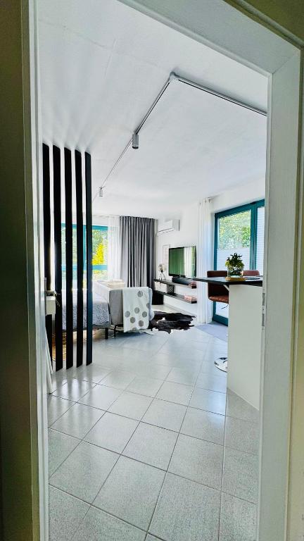Ruang duduk di Ferienapartment Elegance