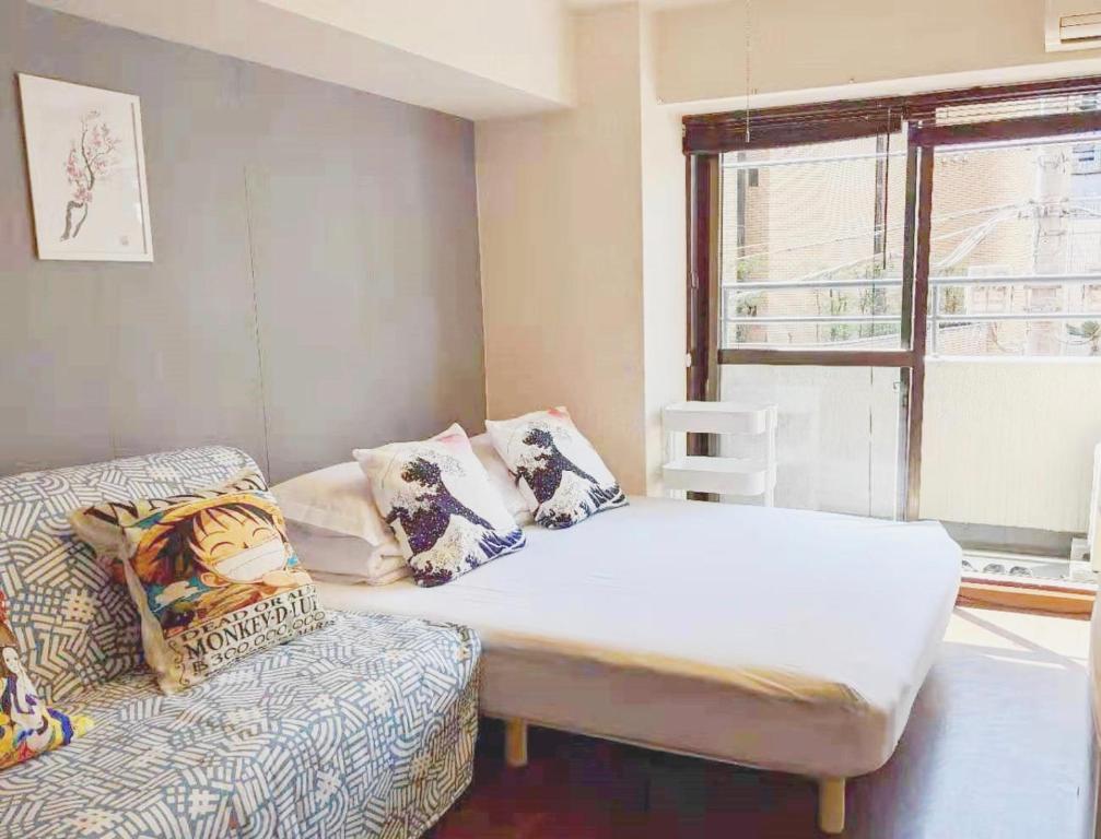 Khu vực ghế ngồi tại A Stay in Shinjuku