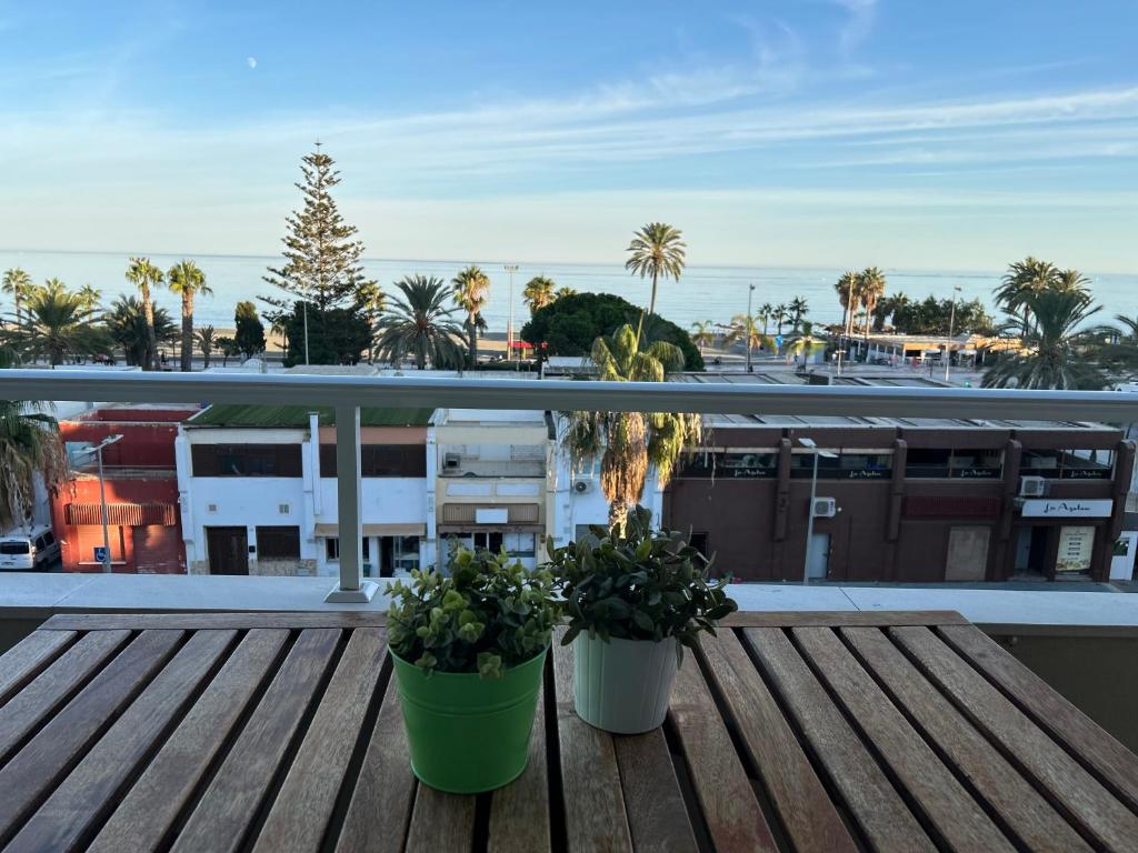 Balkón nebo terasa v ubytování Precioso apartamento frente a la playa