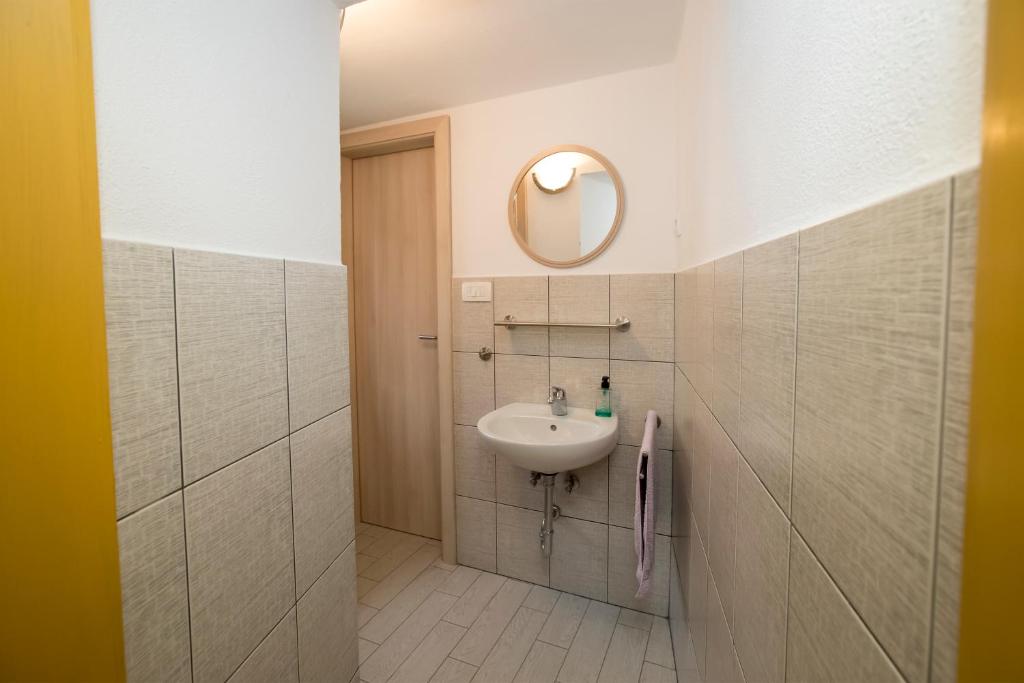 Koupelna v ubytování Turistična kmetija Gartner