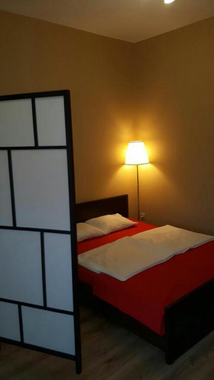 Posteľ alebo postele v izbe v ubytovaní Mini Apartamenty Dominika